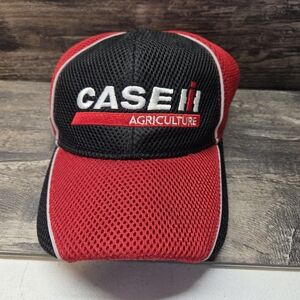 Case IH Farming Hat Red Hat Adjustable Adult Size Red Hat Baseball Cap Strapback